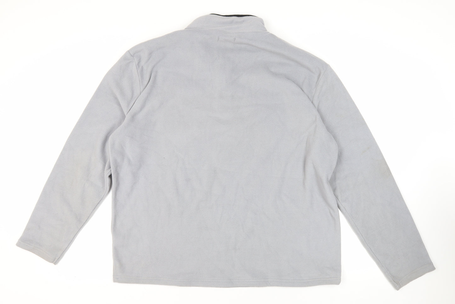 Atlas for Men Mens Grey Polyester Pullover Sweatshirt Size 2XL - Logo