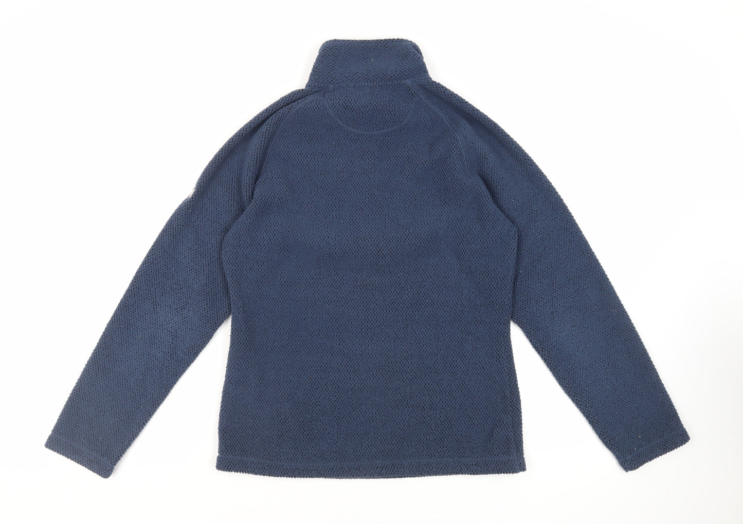 Craghoppers Womens Blue Polyester Pullover Sweatshirt Size 10 Zip - Logo