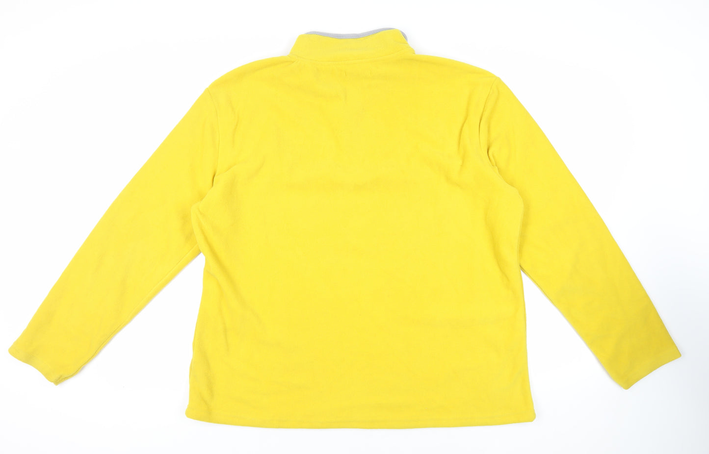 Atlas for Men Mens Yellow Polyester Pullover Sweatshirt Size 2XL