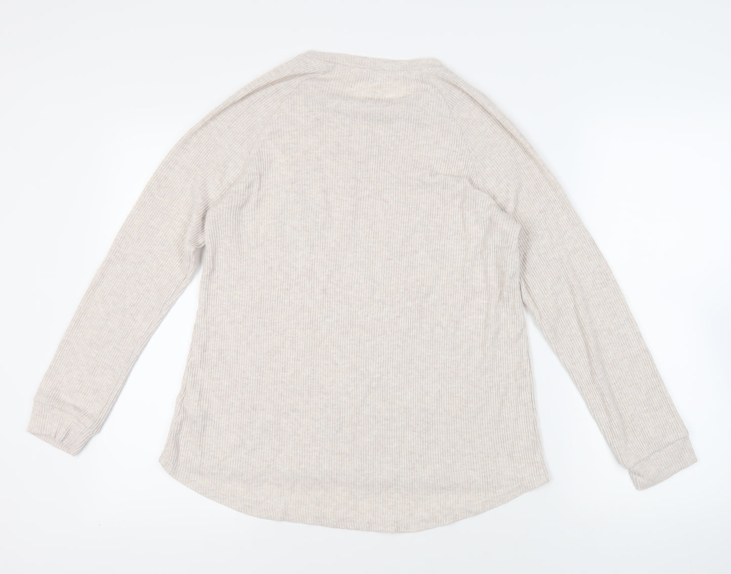Disney Womens Beige Polyester Pullover Sweatshirt Size M Pullover - Bambi