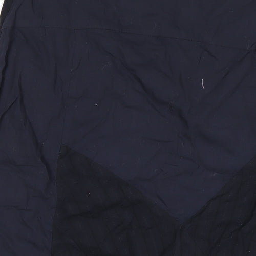 Joe Browns Womens Blue Cotton A-Line Skirt Size 16 Zip