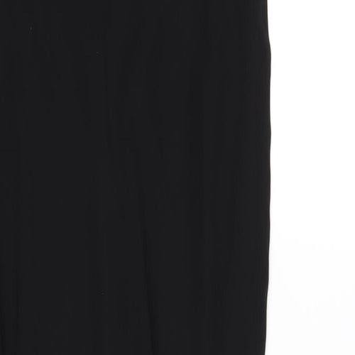 Pearce Fionda Womens Black Polyester Maxi Size 12 Sweetheart Zip - Beaded