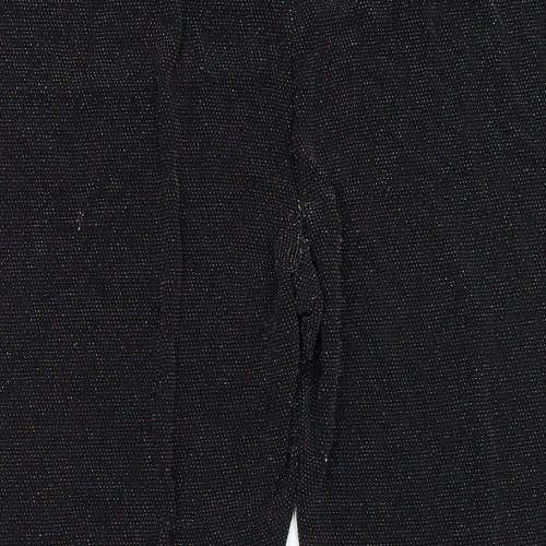 Bonmarché Womens Black Nylon Trousers Size 22 L26 in Regular