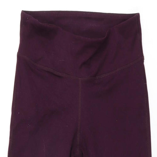 Fabletics Womens Purple Geometric Polyester Pedal Pusher Leggings Size XS L20.5 in Regular Pullover
