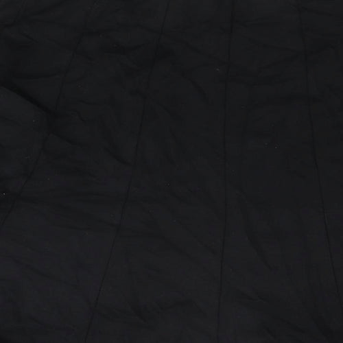 Marks and Spencer Womens Black Viscose Swing Skirt Size 12