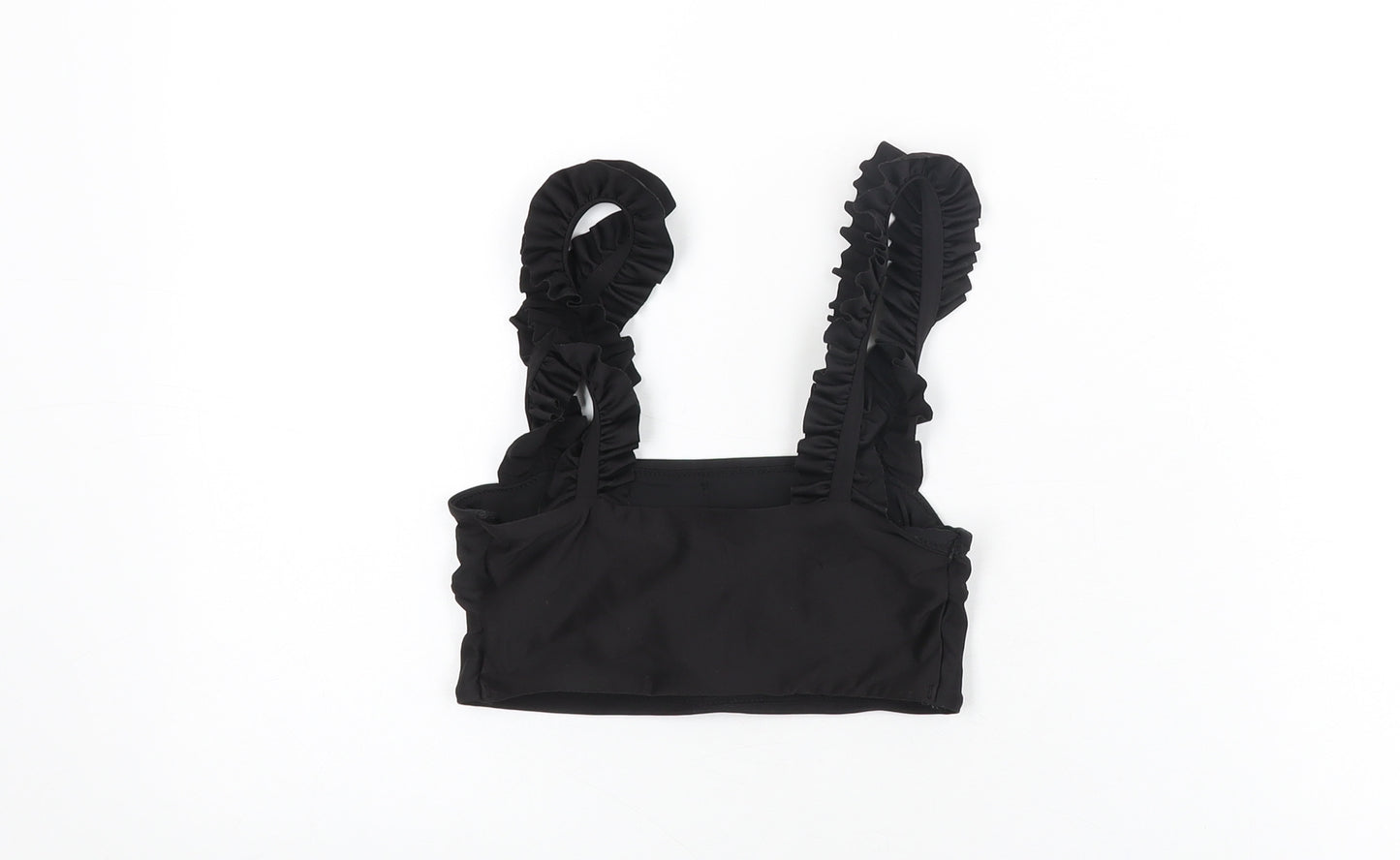 H&M Womens Black Polyester Top Size 8