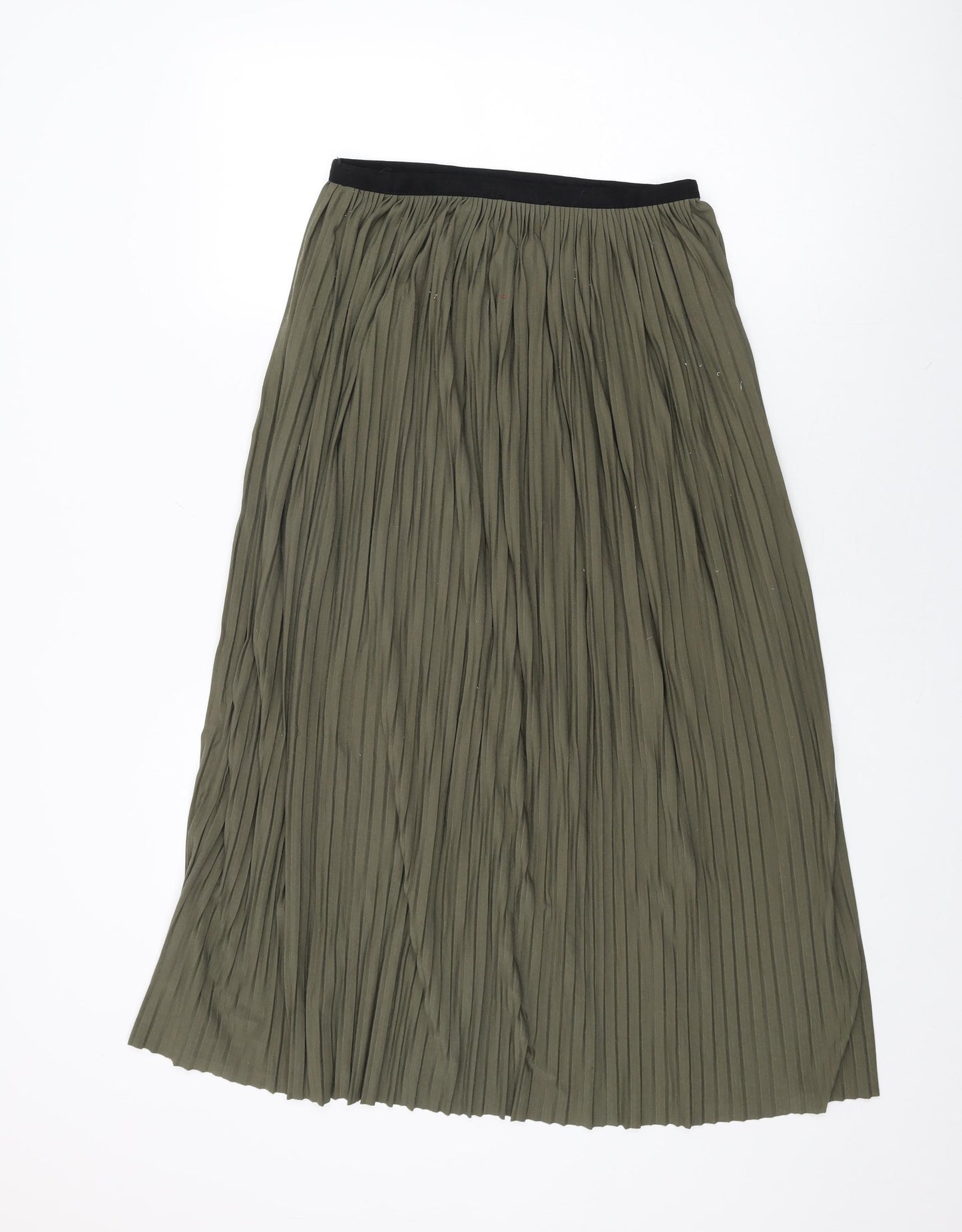 Parfois Womens Green Polyester Swing Skirt Size M