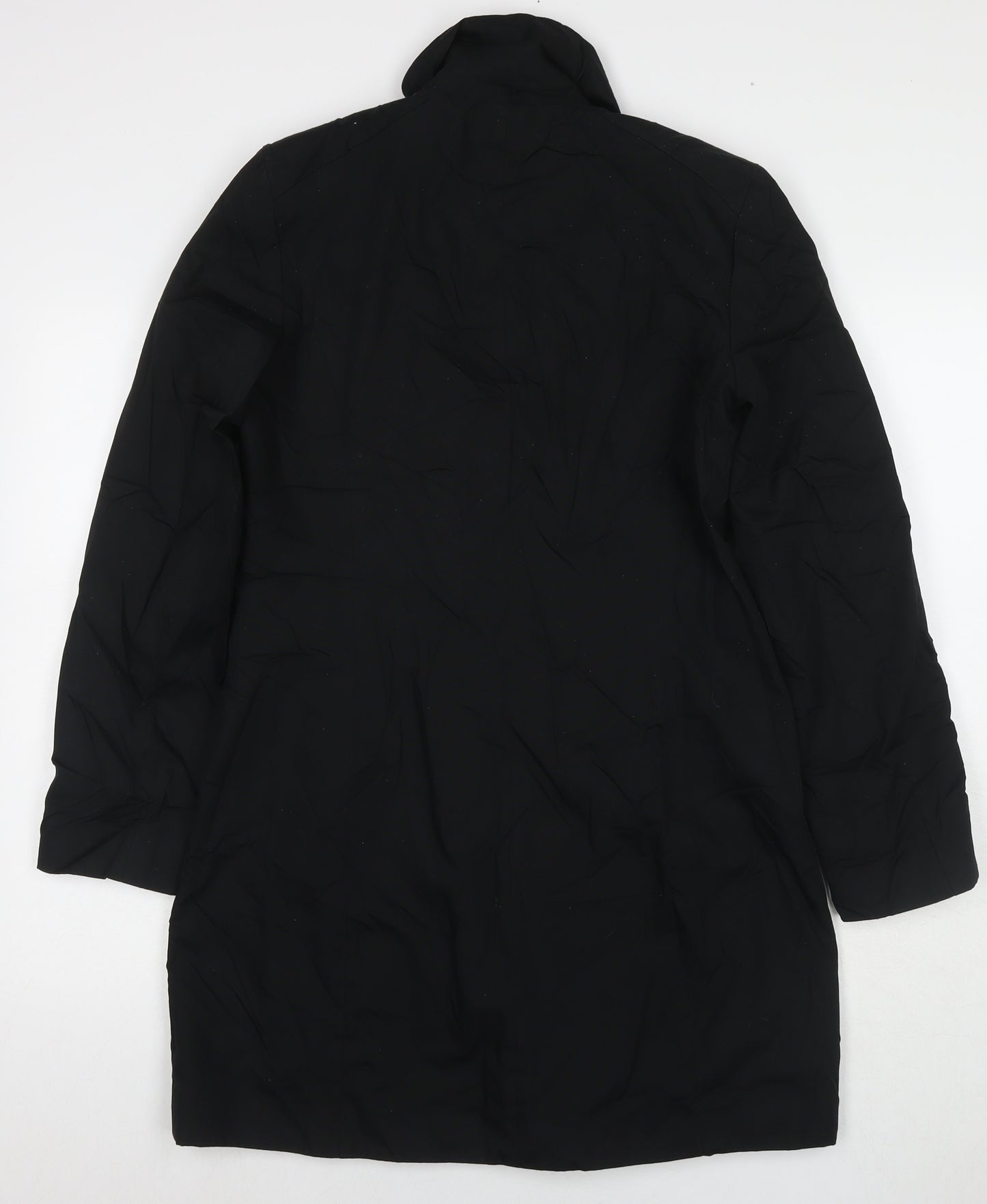 Florence+Fred Womens Black Overcoat Coat Size 12 Button