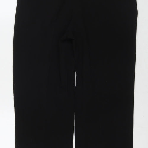 Autonomy Womens Black Polyester Trousers Size 12 L25 in Regular