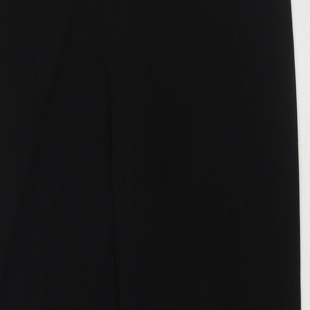 Autonomy Womens Black Polyester Trousers Size 12 L25 in Regular