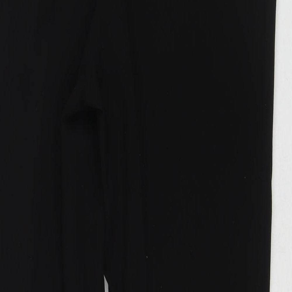 Autonomy Womens Black Polyester Trousers Size 12 L25 in Regular