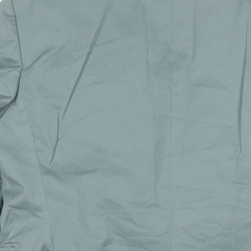 Kiin Mens Blue Polyester Jacket Suit Jacket Size 42 Regular
