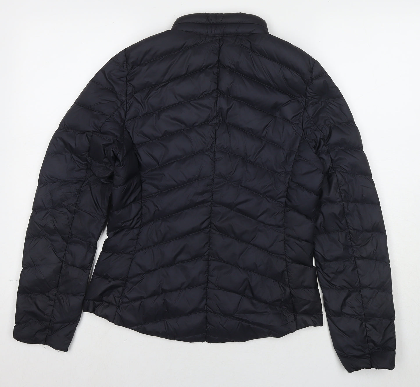 Marks and Spencer Womens Black Puffer Jacket Coat Size 6 Zip