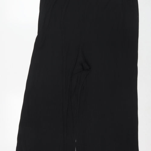 ASOS Womens Black Polyester Trousers Size 16 L21 in Regular
