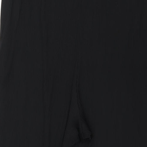 ASOS Womens Black Polyester Trousers Size 16 L21 in Regular