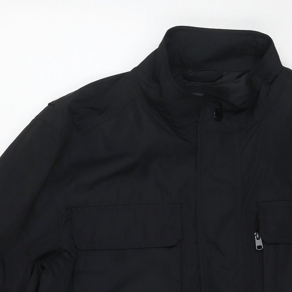 Marks and Spencer Mens Black Jacket Size XL Zip