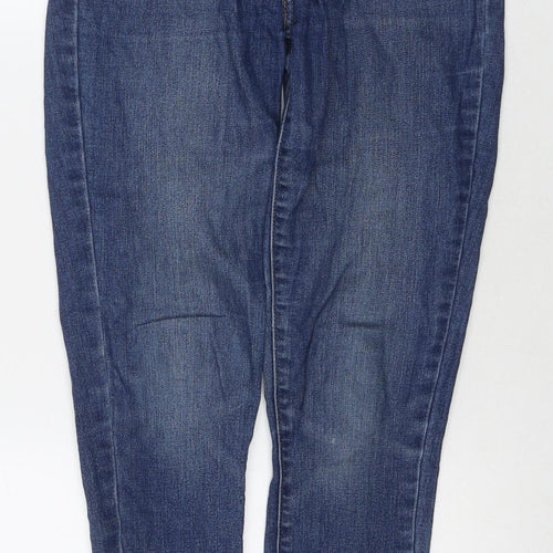 Levi's Womens Blue Cotton Skinny Jeans Size 26 in L28 in Regular Zip