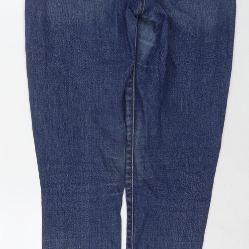 Levi's Womens Blue Cotton Skinny Jeans Size 26 in L28 in Regular Zip