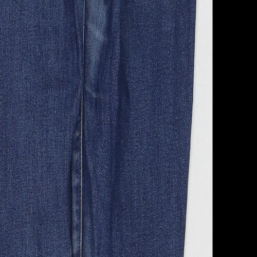 Levi's Womens Blue Cotton Skinny Jeans Size 26 in L28 in Regular Zip