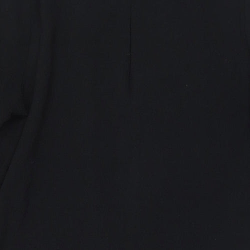 Marks and Spencer Womens Black Polyester A-Line Size 18 Round Neck Pullover