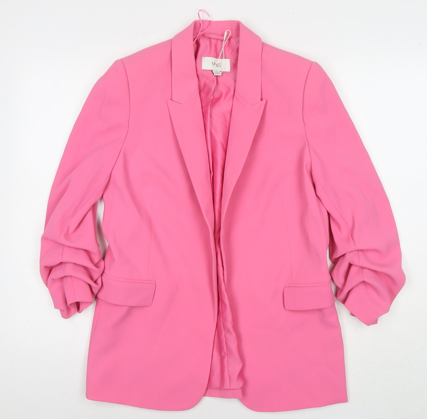 Marks and Spencer Womens Pink Jacket Blazer Size 10