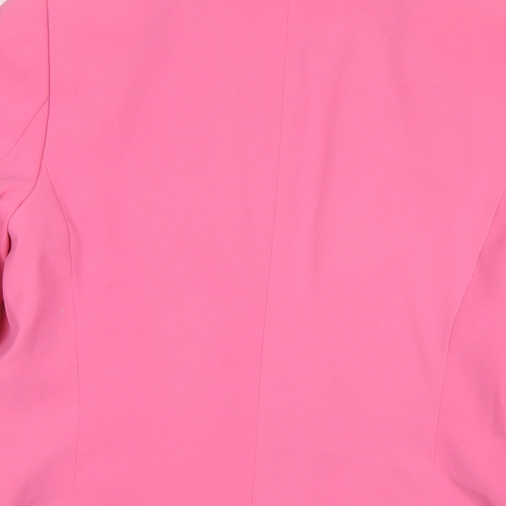 Marks and Spencer Womens Pink Jacket Blazer Size 10