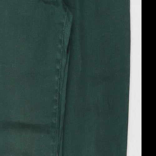 Dorothy Perkins Womens Green Cotton Jegging Jeans Size 12 L30 in Regular Drawstring