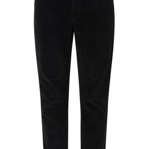 Levi's Womens Black Cotton Trousers Size 30 in L32 in Regular Zip