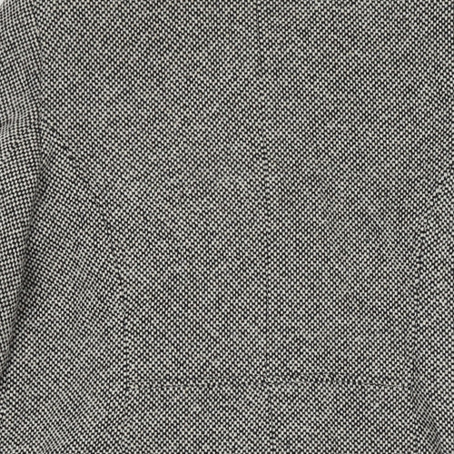 BHS Womens Grey Overcoat Coat Size 12 Button