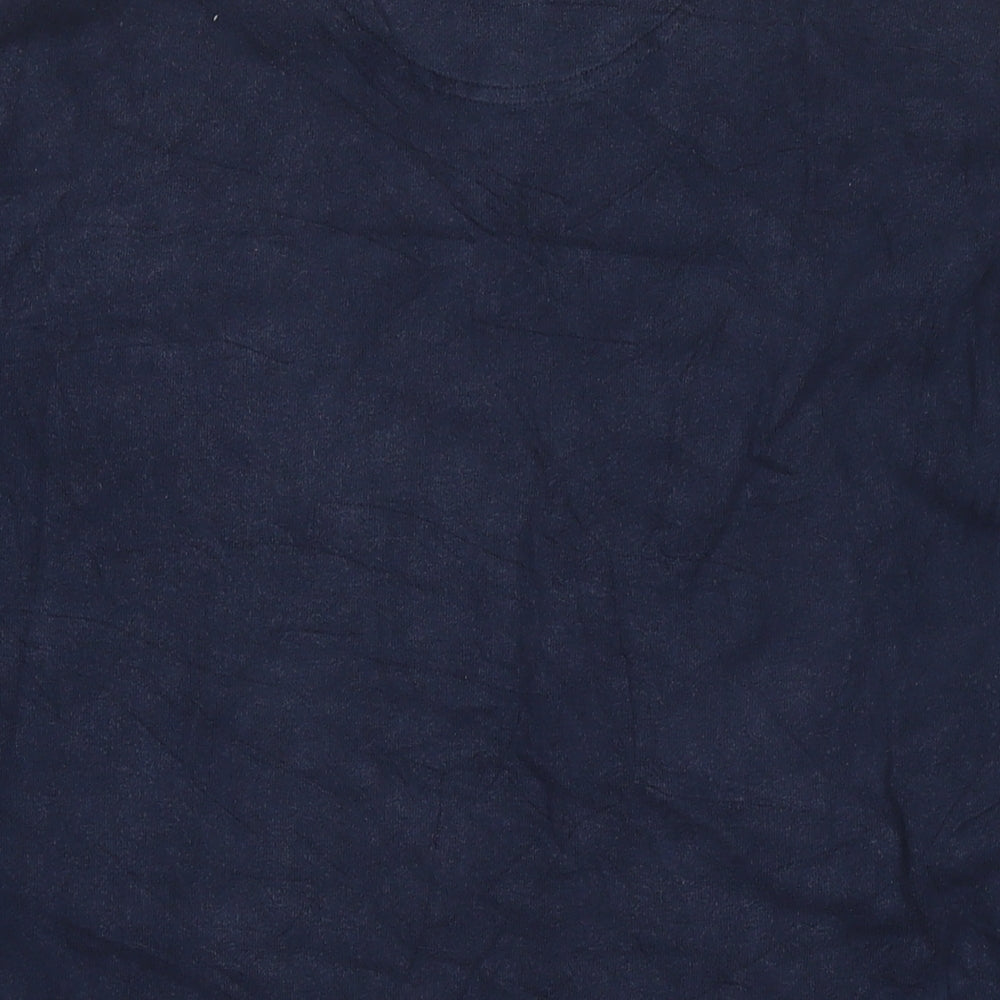 Casual Club Mens Blue Cotton Pullover Sweatshirt Size M