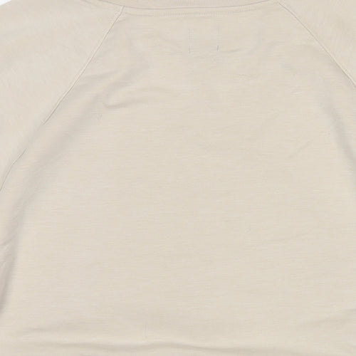 Gap Womens Beige Polyester Pullover Sweatshirt Size L Pullover