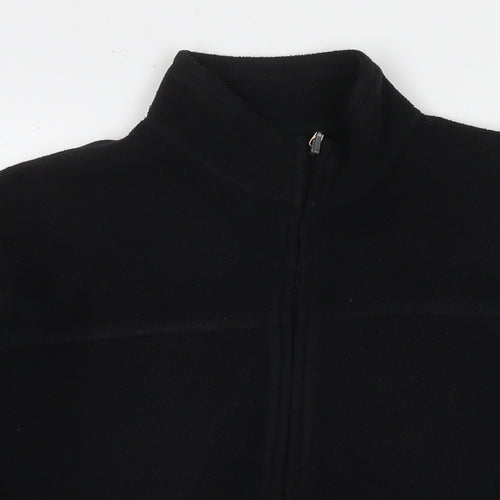 EWM Womens Black Jacket Size 10 Zip - Size 10-12