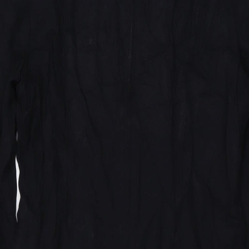 Danny & Nicole Womens Black Polyester Sheath Size 12 Round Neck Zip