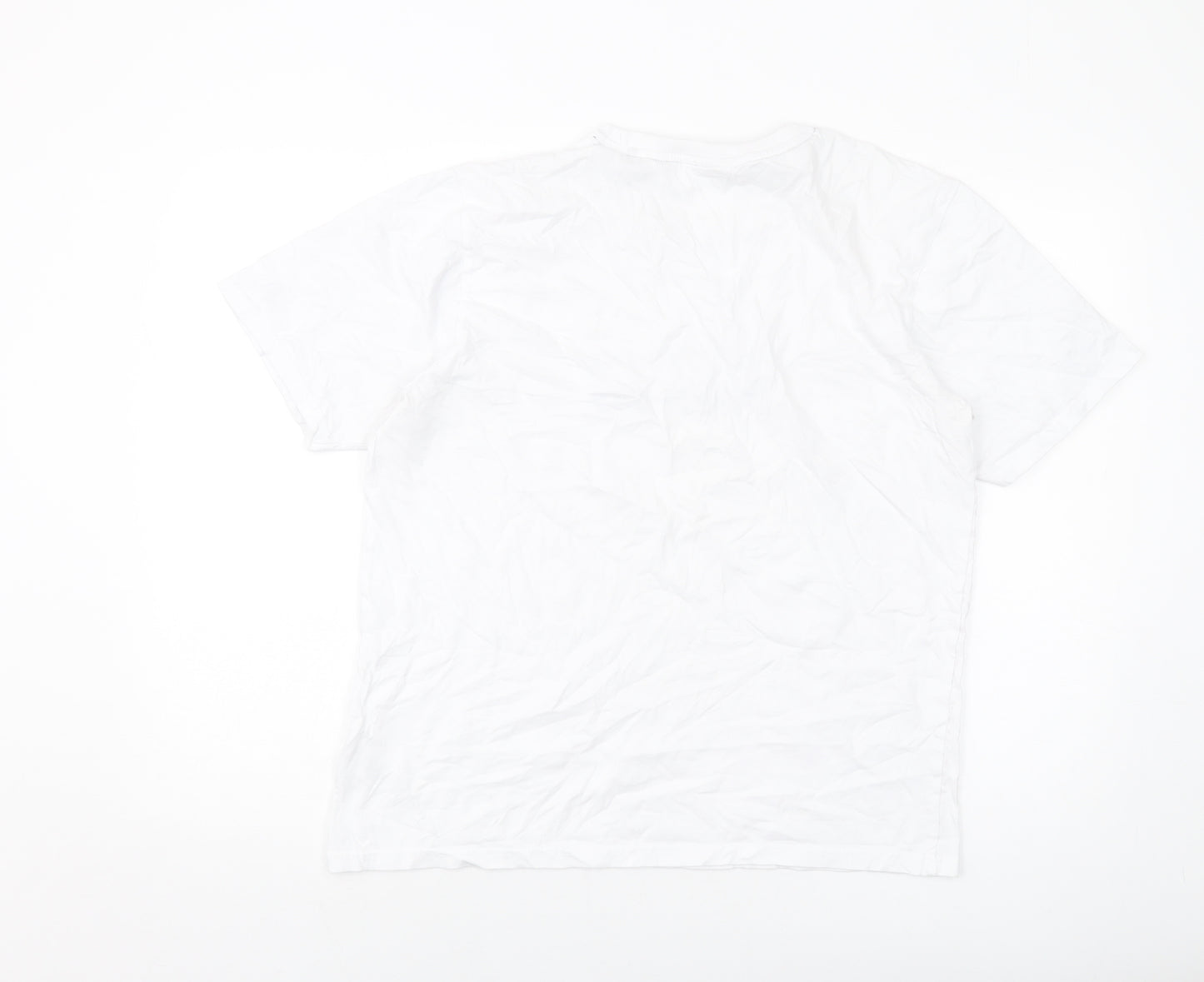 PlayStation Mens White Cotton T-Shirt Size M Crew Neck