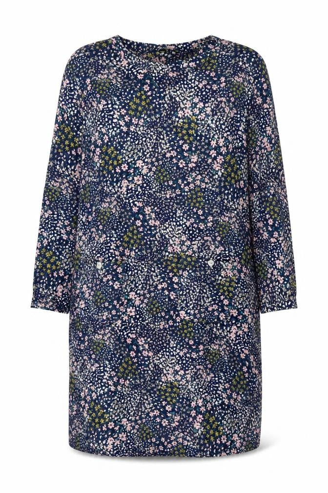 Bonmarché Womens Multicoloured Floral Cotton Tank Dress Size 20 Round Neck Pullover
