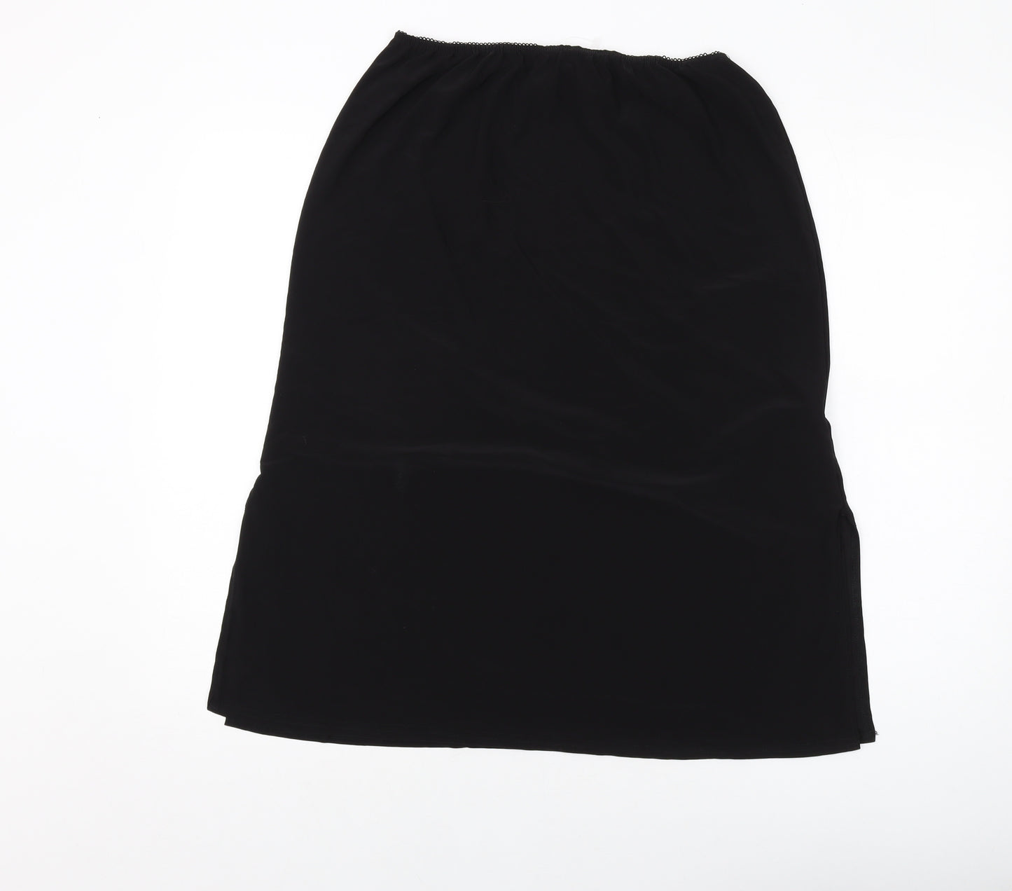 Nasty Gal Womens Black Polyester A-Line Skirt Size 16