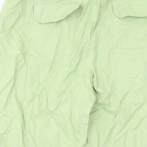 Maine Womens Green Polyester Trousers Size 16 L21 in Regular Button