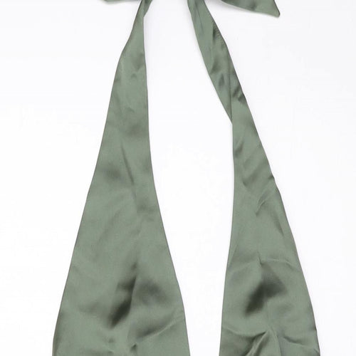 Zara Womens Green Polyester Mini Size M Halter Zip
