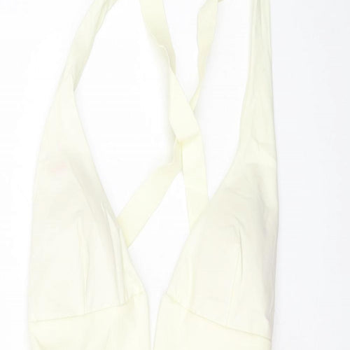 Zara Womens Ivory Polyamide One Piece Size M