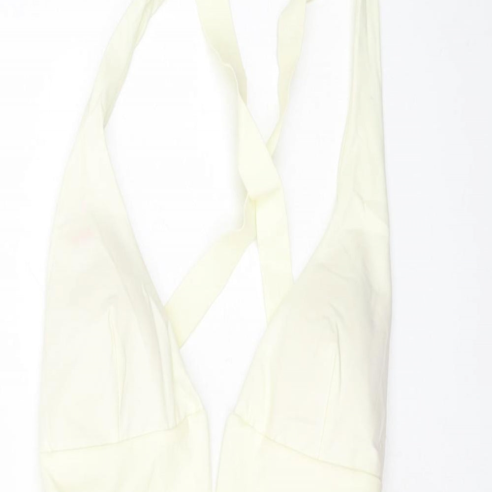 Zara Womens Ivory Polyamide One Piece Size M