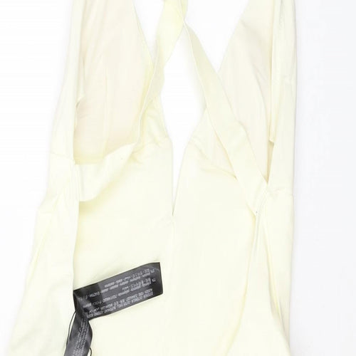 Zara Womens Ivory Polyamide One Piece Size M