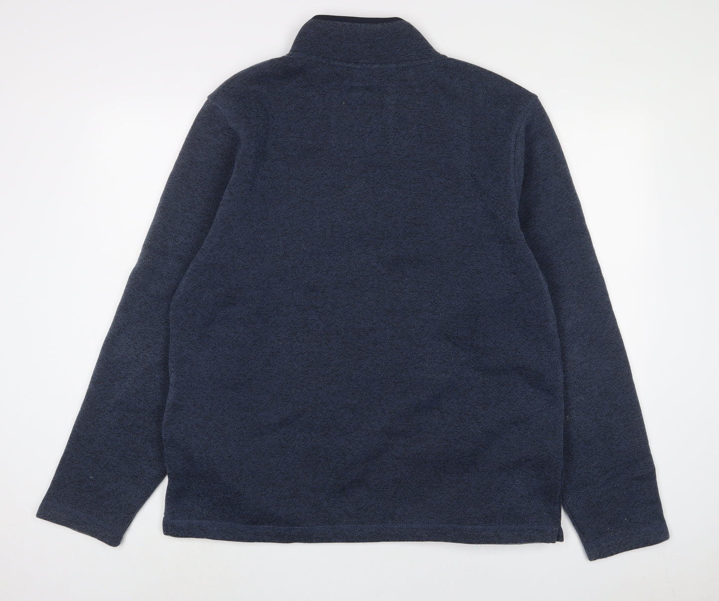 Weird Fish Mens Blue Polyester Pullover Sweatshirt Size XL - Embroidered, Logo