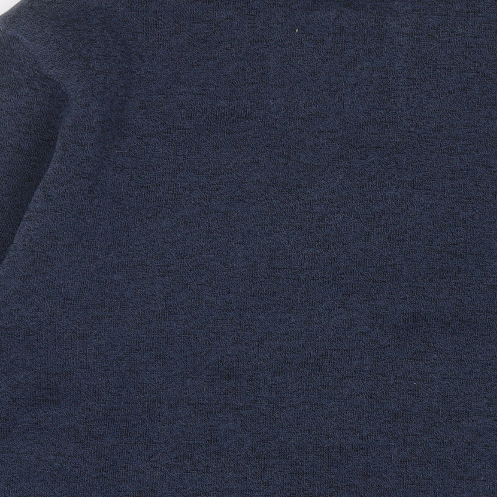 Weird Fish Mens Blue Polyester Pullover Sweatshirt Size XL - Embroidered, Logo