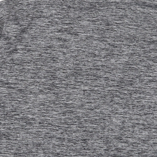 Under armour Womens Grey Polyester Basic T-Shirt Size S Crew Neck Pullover