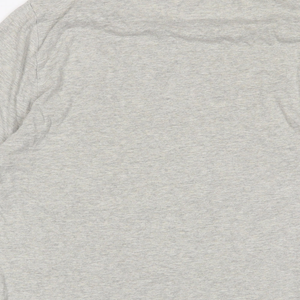 Ralph Lauren Mens Grey Cotton T-Shirt Size M Crew Neck