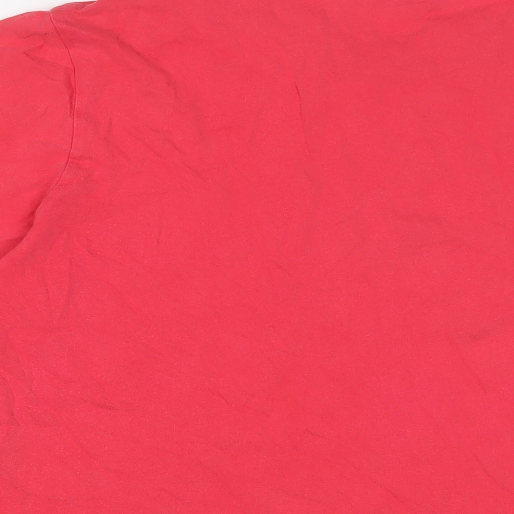 Paul Smith Mens Red Cotton T-Shirt Size XL Crew Neck