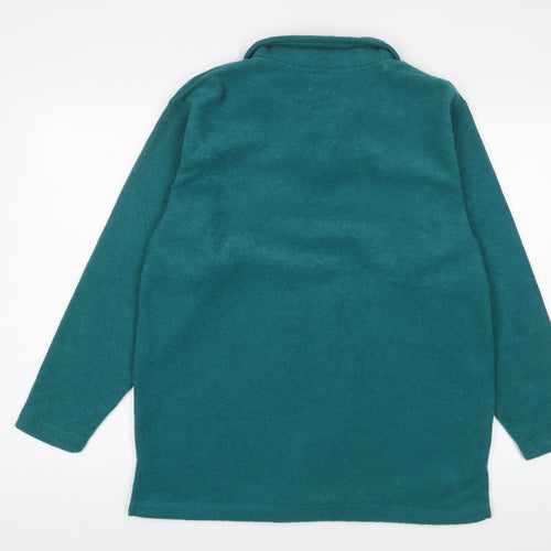 Bonmarché Womens Blue Polyester Pullover Sweatshirt Size M Pullover - Logo