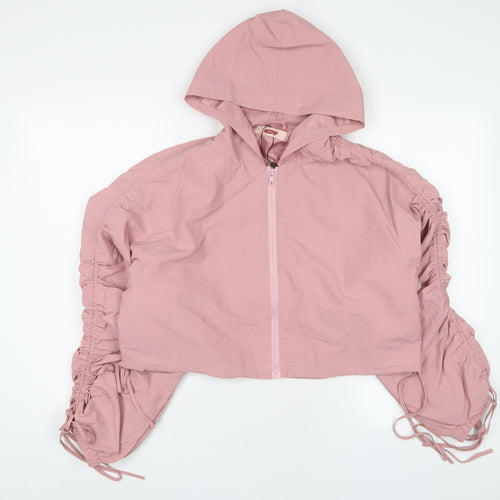 Misspap Womens Pink Jacket Size 6 Zip