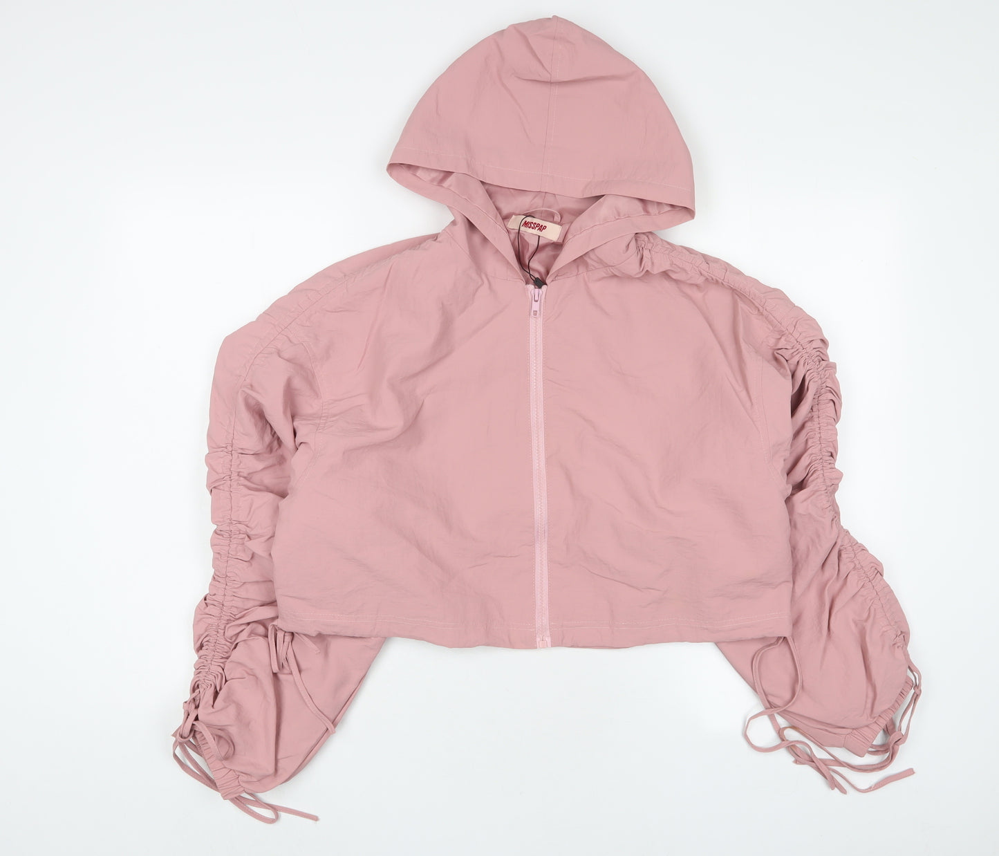 Misspap Womens Pink Jacket Size 6 Zip