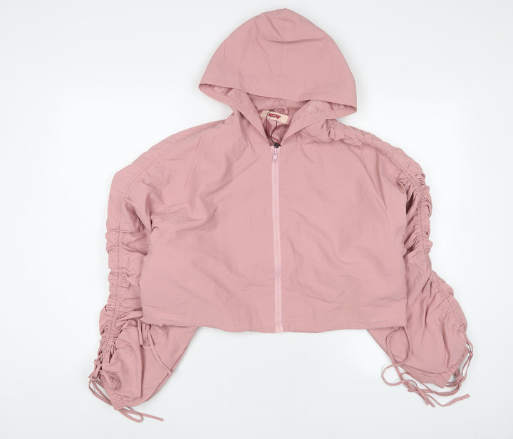 Misspap Womens Pink Jacket Size 6 Zip